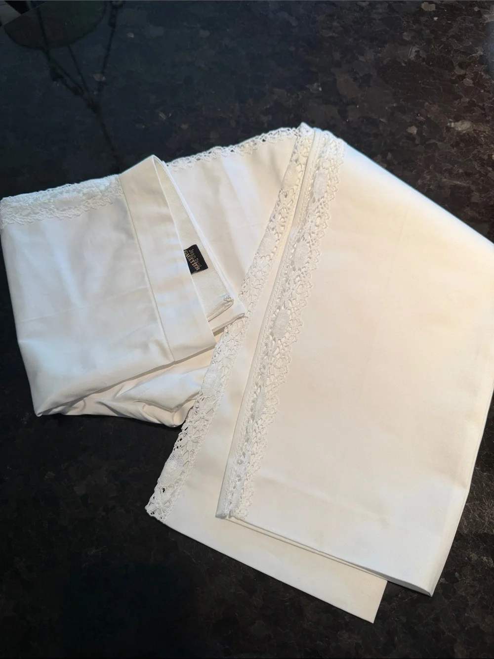 Jean Paul Gaultier White Lace-Trim Skirt